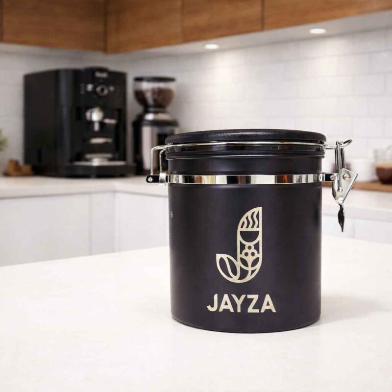 Bote hermético para café de Cafés Jayza