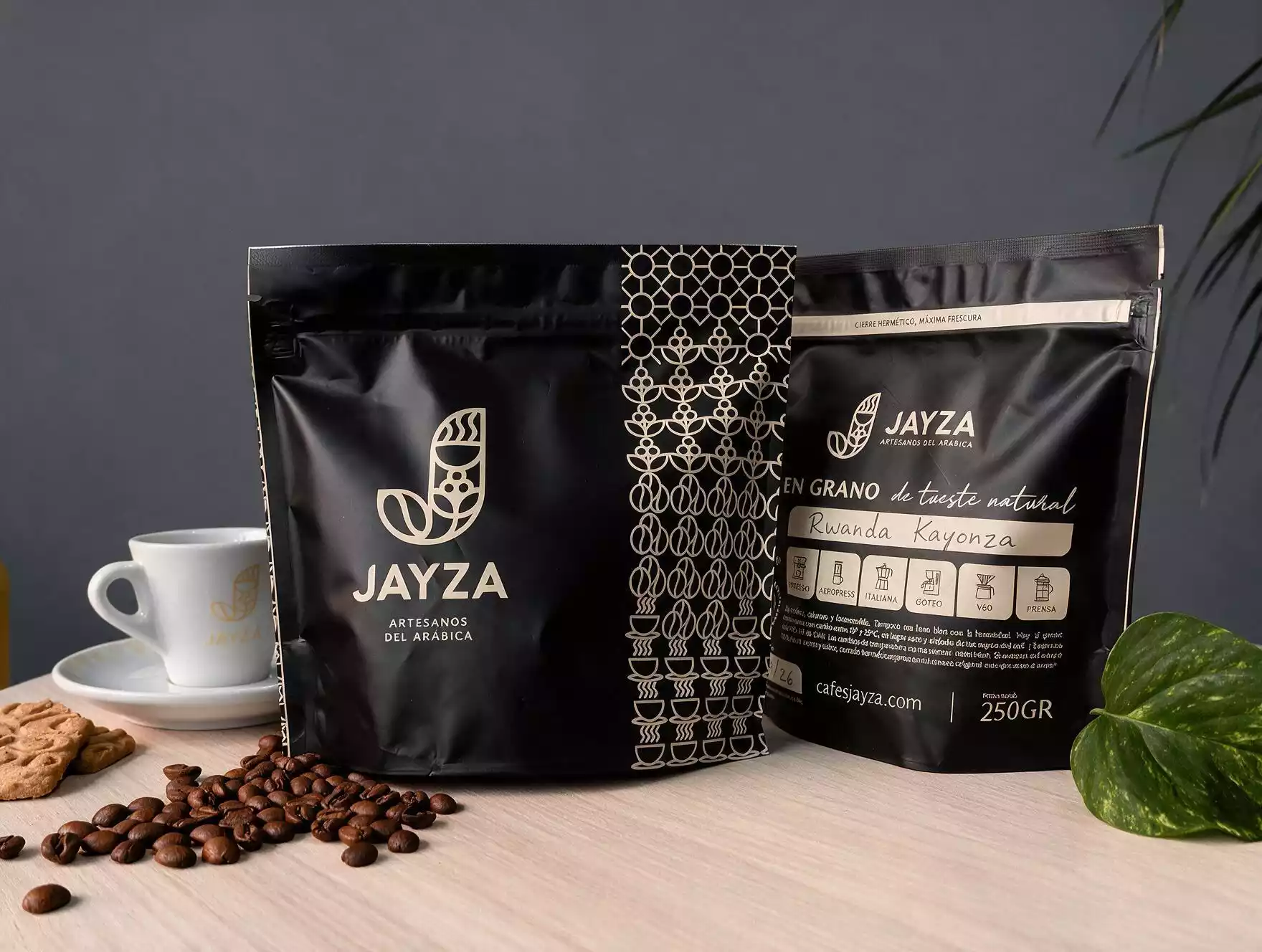 Café de Rwanda Kayonza tostado artesanalmente por Cafés Jayza
